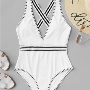 NWT SHEIN white Swimsuit